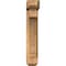 Ekena Millwork Imperial Craftsman Smooth Bracket w/ Offset Brace, Western Red Cedar, 5 1/2"W x 18"D x 30"H BKT0604X18X30IMP04SWR - alternate 4